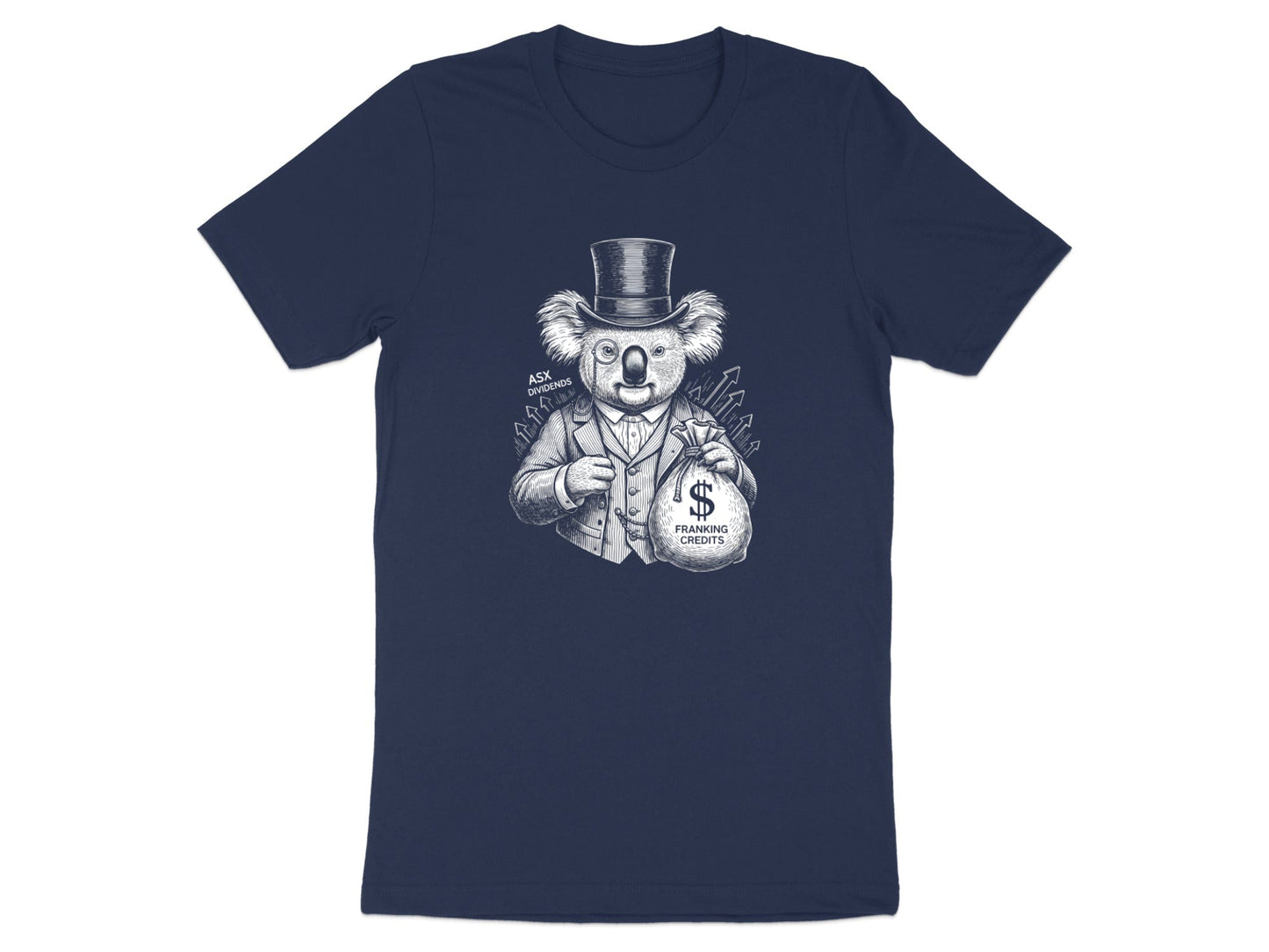Wealthy Investor Koala T-Shirt - Luxury Australian Mascot Tee
