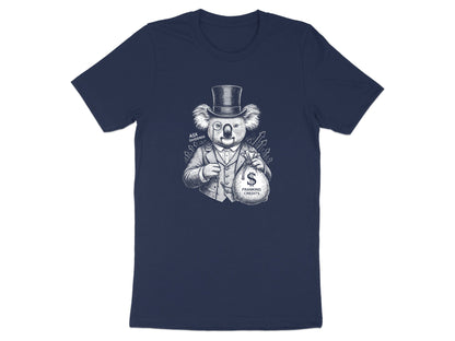 Wealthy Investor Koala T-Shirt - Luxury Australian Mascot Tee