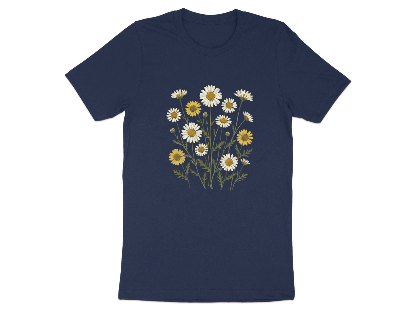 Field of Daisies Botanical Graphic T-Shirt