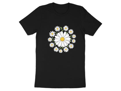 Classic Daisy Mandala Pattern Graphic T-Shirt