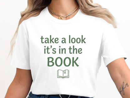 Take A Look It's In The Book Nostalgic Graphic Tee