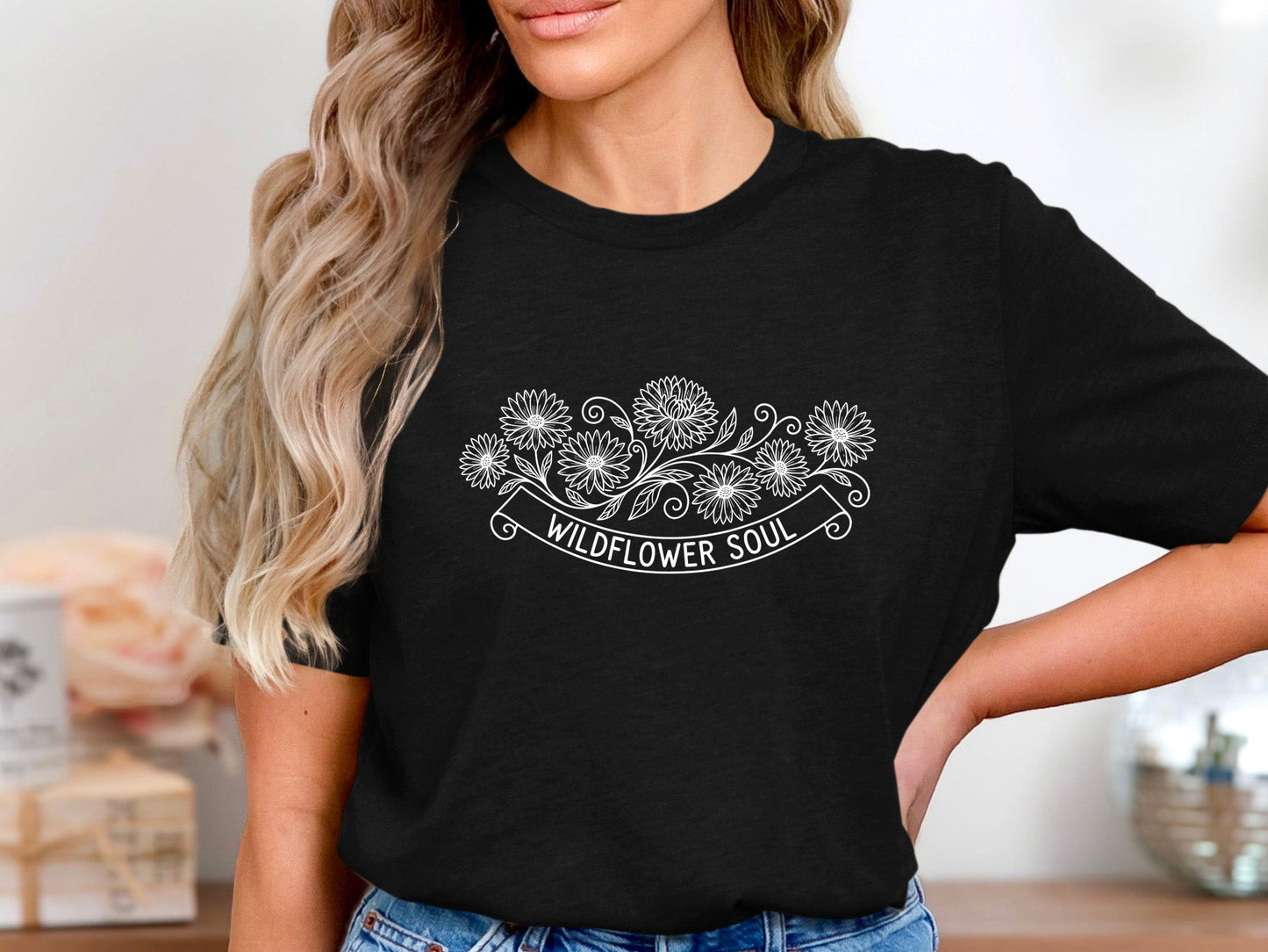Wildflower Soul Botanical Graphic T-Shirt