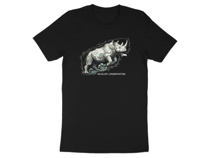 Wildlife Conservation Rhino Earth Graphic Tee