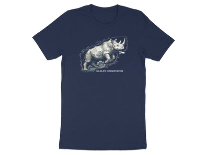 Wildlife Conservation Rhino Earth Graphic Tee