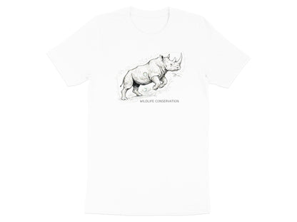 Wildlife Conservation Rhino Earth Graphic Tee
