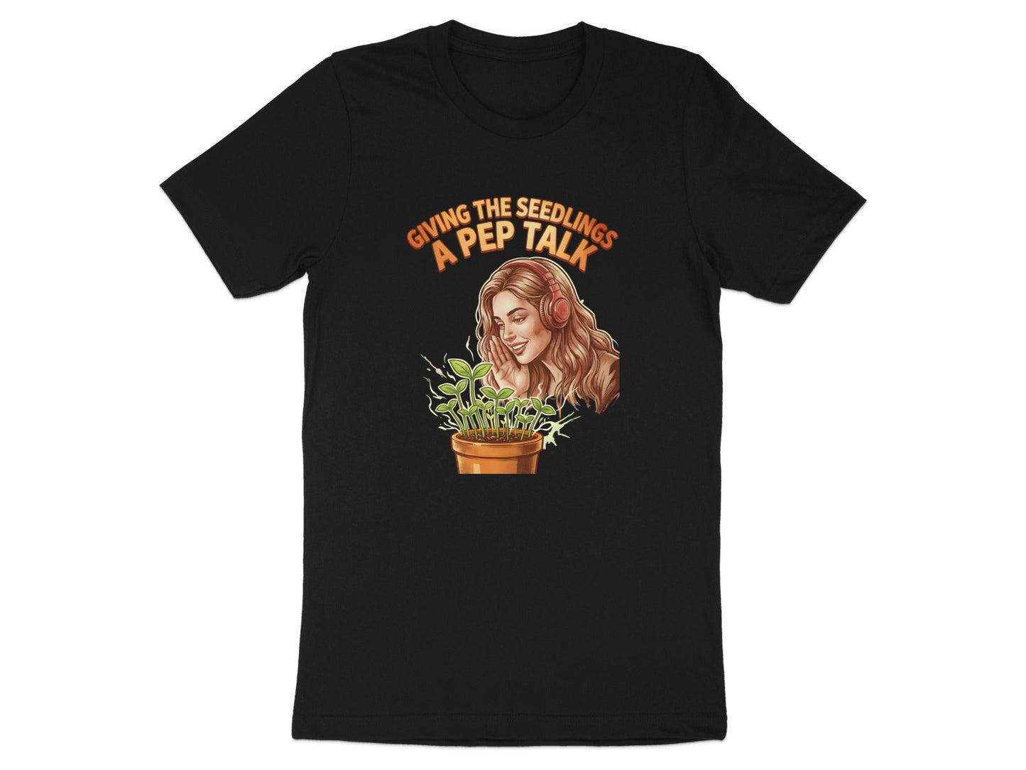 Seedling Pep Talk Music Girl T-Shirt