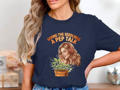 Seedling Pep Talk Music Girl T-Shirt