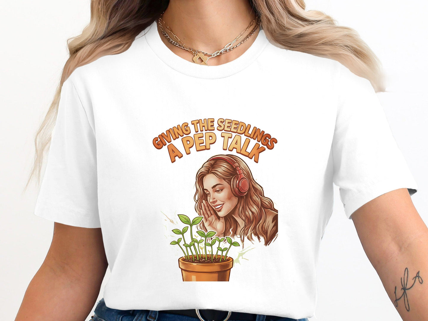Seedling Pep Talk Music Girl T-Shirt