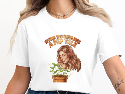 Seedling Pep Talk Music Girl T-Shirt