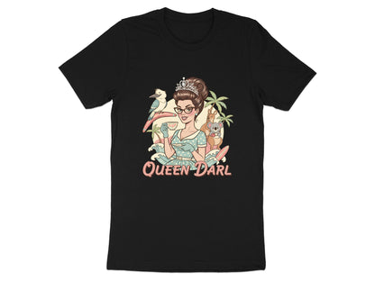 Queen Darl Australian Retro Woman T-Shirt - Kookaburra & Koala