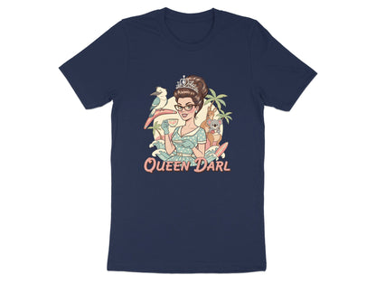 Queen Darl Australian Retro Woman T-Shirt - Kookaburra & Koala