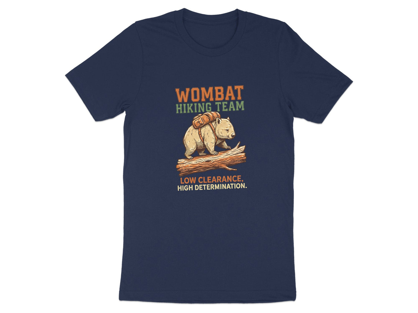 Wombat Hiking Team Funny Bushwalking T-Shirt