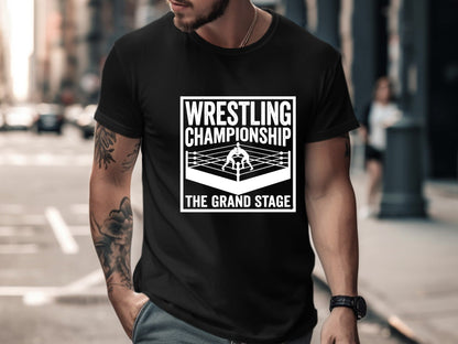 Wrestling Championship The Grand Stage T-Shirt
