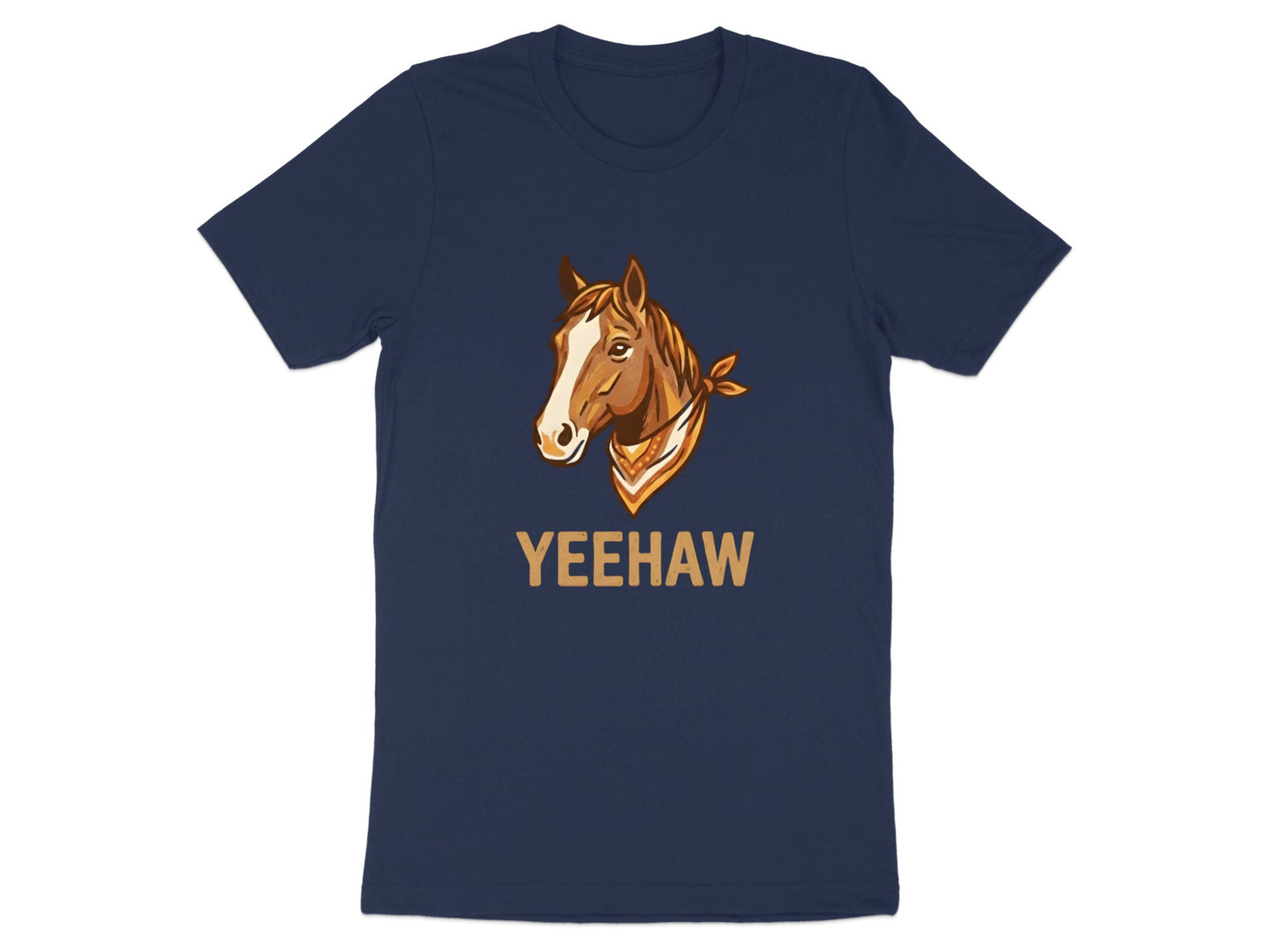 Yeehaw Horse Head T-Shirt - Country Western Style