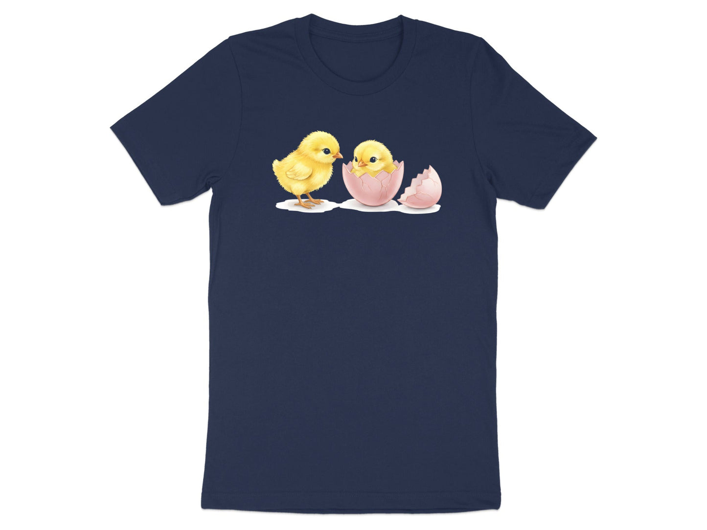 Cute Yellow Chicks Hatching Watercolour Tee