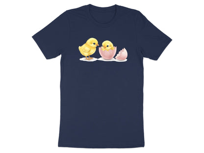 Cute Yellow Chicks Hatching Watercolour Tee