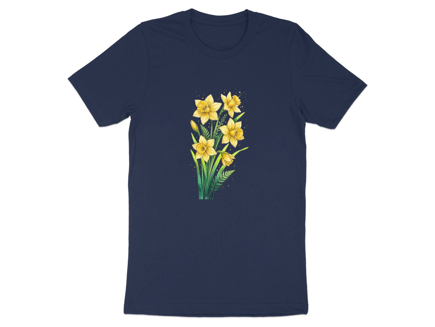 Golden Daffodil Bouquet Graphic T-Shirt