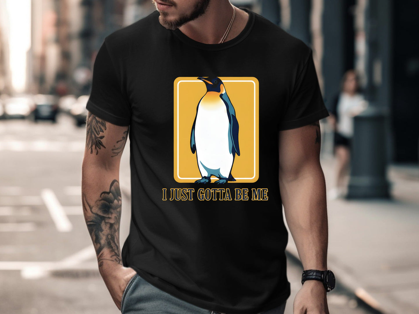 Emperor Penguin 'I Just Gotta Be Me' T-Shirt