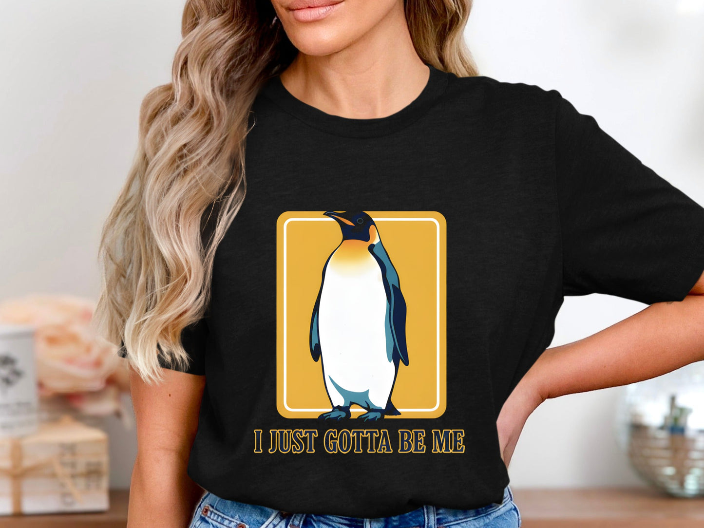 Emperor Penguin 'I Just Gotta Be Me' T-Shirt