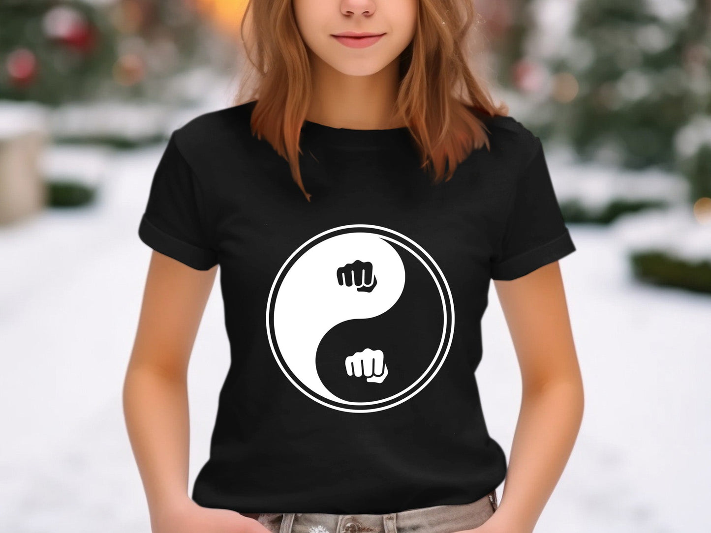 Yin Yang Fist Martial Arts Balance T-Shirt