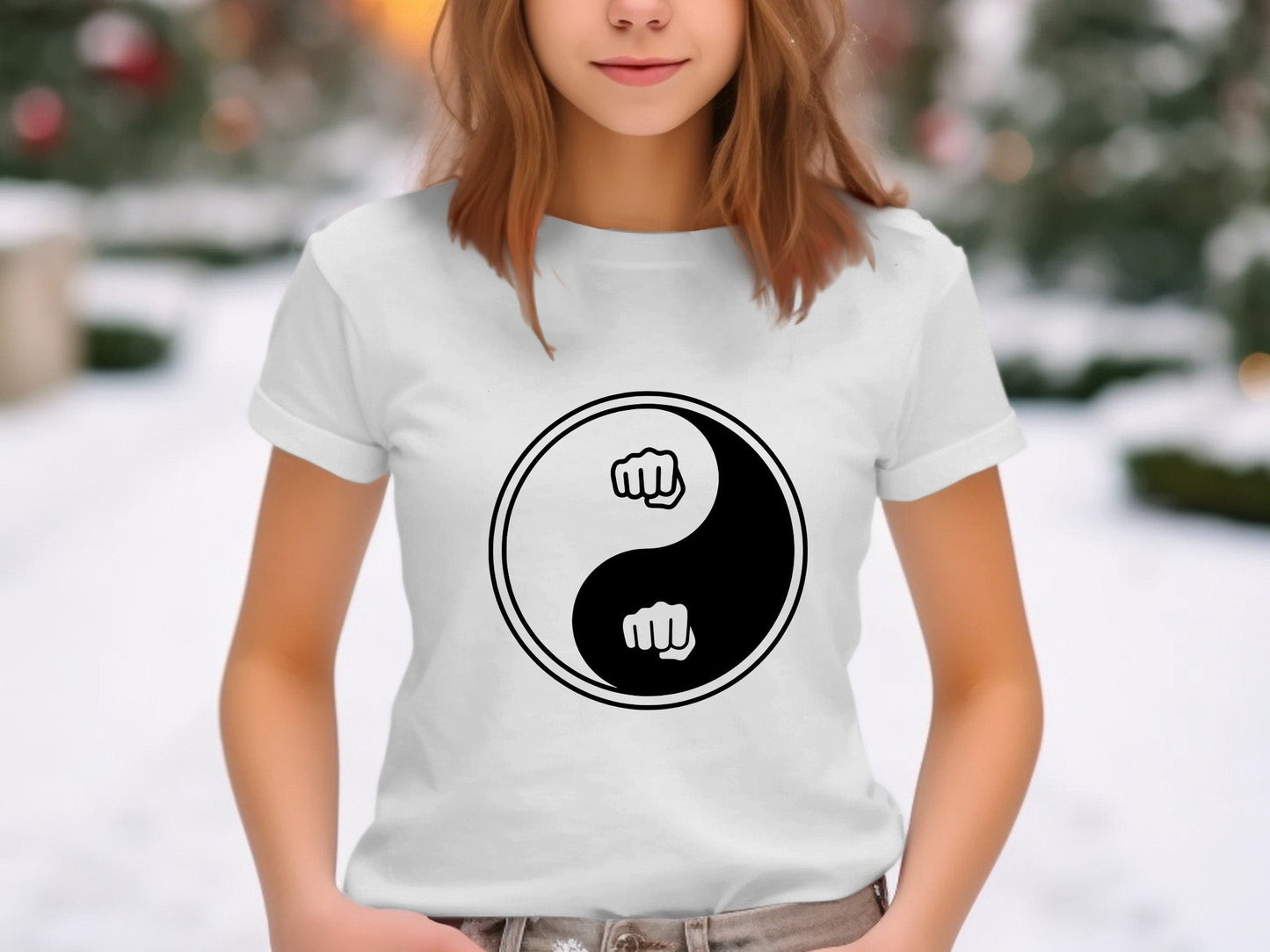 Yin Yang Fist Martial Arts Balance T-Shirt