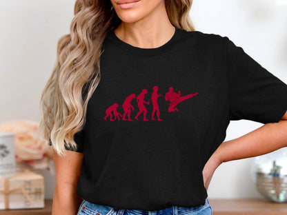 Evolution of Karate Martial Arts T-Shirt
