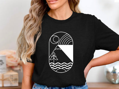 Zenith Arc Coastal Landscape T-Shirt