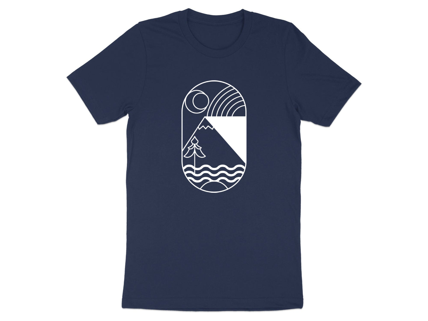 Zenith Arc Coastal Landscape T-Shirt